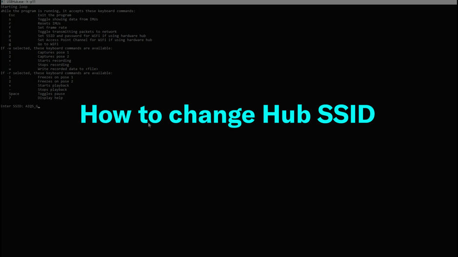 How to change Hub SSID